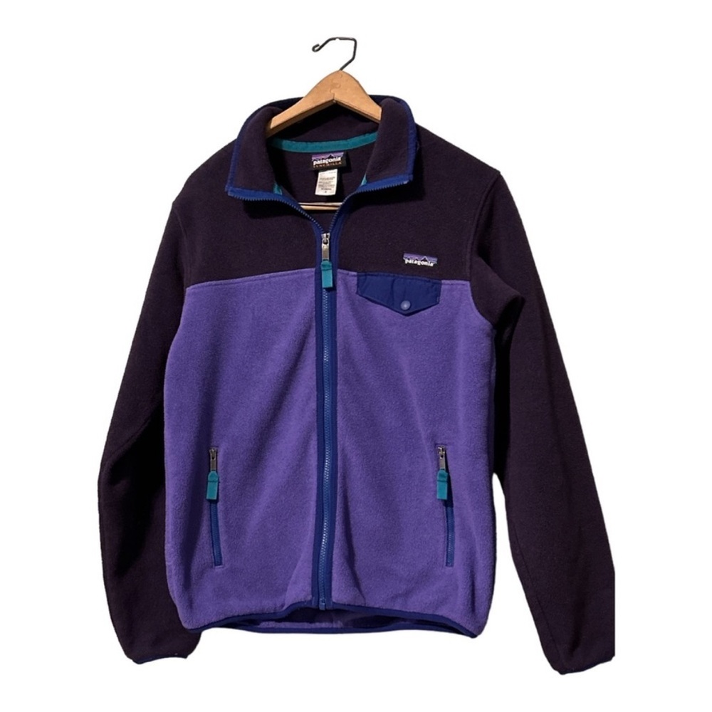 Patagonia Synchilla Full-Zip Snap-T
Jacket Womens S Purple